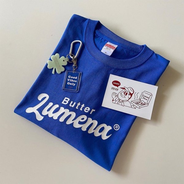 画像2: 【新色】Butter logo Tシャツ【6/15 NAVY 少量再入荷】 (2)