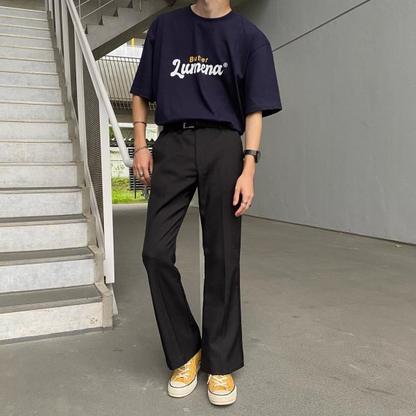 画像12: 【新色】Butter logo Tシャツ【6/15 NAVY 少量再入荷】 (12)