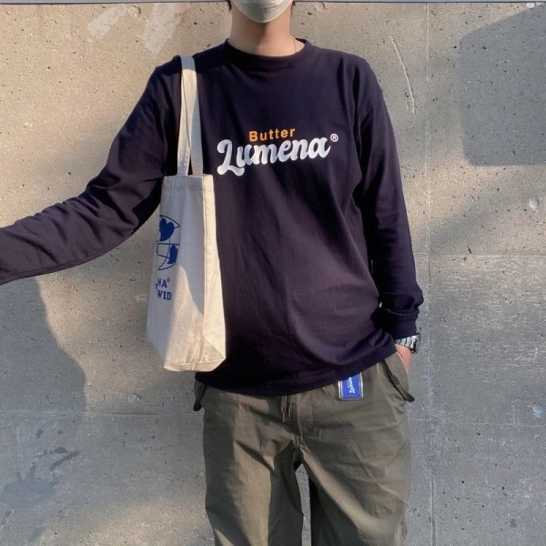 画像8: Butter logo ロングTシャツ【BLUE在庫追加】 (8)
