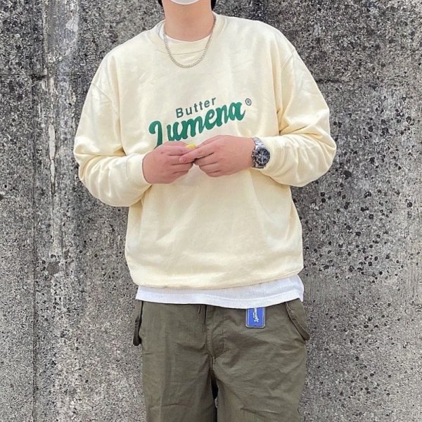 画像13: BUTTERロゴ トレーナー（ホワイト再入荷） (13)