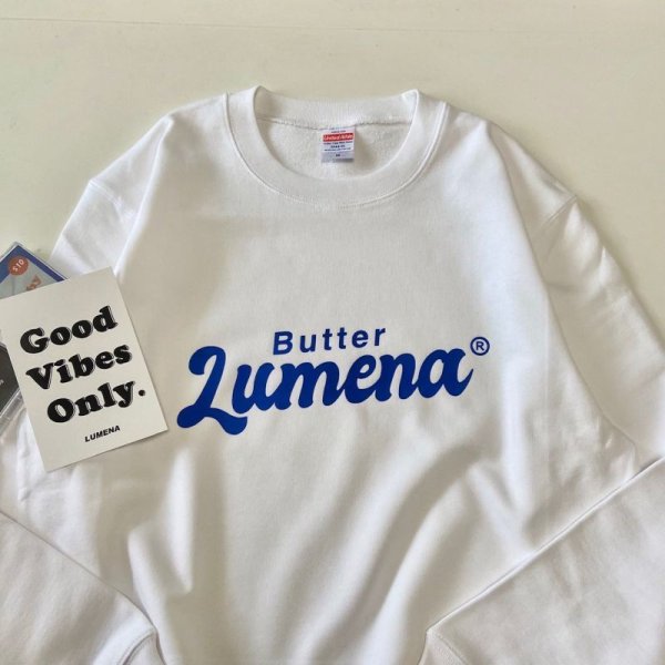 画像3: BUTTERロゴ トレーナー（ホワイト再入荷） (3)