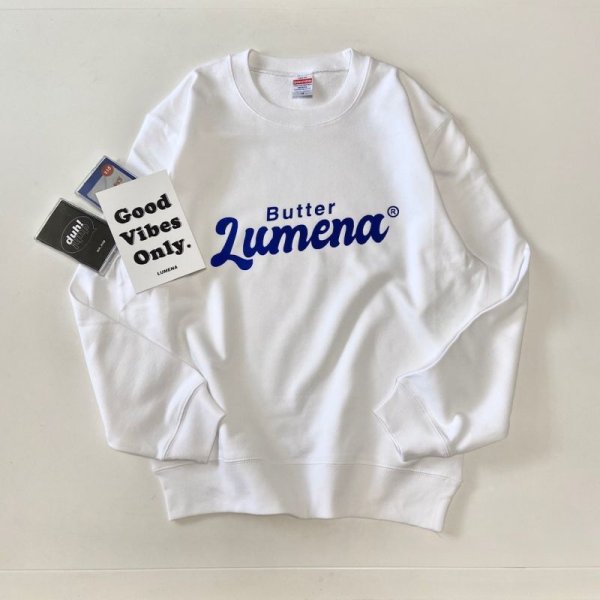 画像2: BUTTERロゴ トレーナー（ホワイト再入荷） (2)